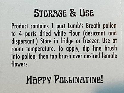Lamb's Breath Pollen